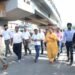 महापौर ने लखनऊ नगर की स्वच्छता एवं सफाई व्यवस्था को लेकर क्षेत्र का किया भ्रमण