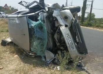भीषण सड़क हादसे में चार की गई जान, दो गम्भीर घायल
