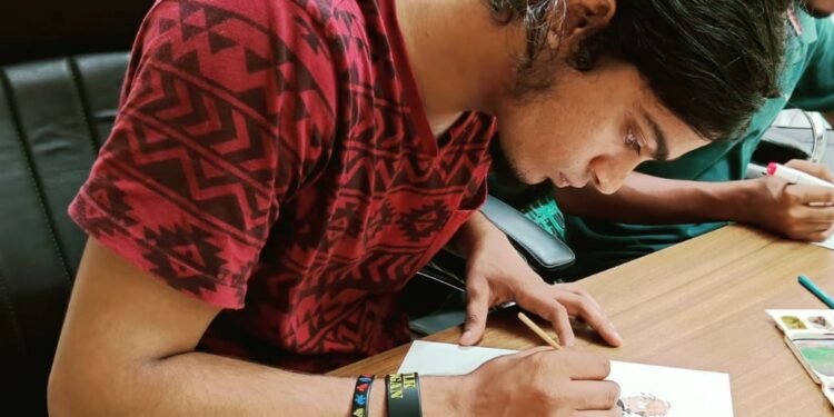 परिचर्चा एवं चित्र सृजन के माध्यम से याद किये गए मदन लाल नागर