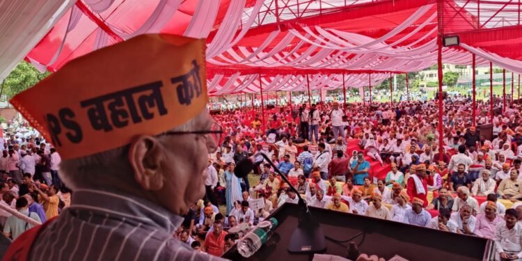 प्रचण्ड हुंकार रैली सरकार के लिए एक चेतावनी है: शिव गोपाल मिश्र