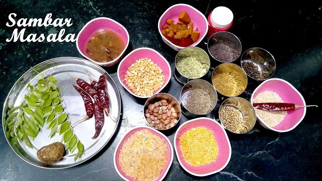 किचन में रखे मसालों से बनाइए सांबर मसाला पाउडर sambar-masala-web-123