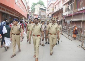 High Security in Varanasi