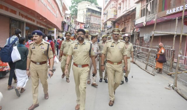 High Security in Varanasi