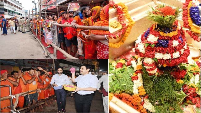 Kashi Vishwanth Darshan: सावन के तीसरे सोमवार काशी विश्वनाथ के दर्शन को लगी भक्तों की कतार, अर्द्धनारीश्वर स्वरुप में होगा आज बाबा का दर्शन
