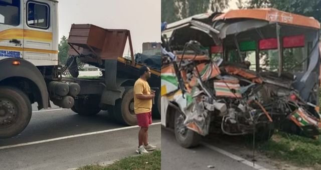 Bhadohi Road Accident